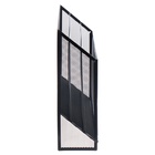 Лоток для бумаг вертикальный, металлическая сетка, 3 отделения, чёрный - Фото 7