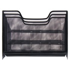 Лоток для бумаг металлическая сетка, 5 отделений, чёрный - Фото 5