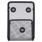 Подставка для пишущих принадлежностей на магнитах, для магнитных досок, сетка, металл, черный - Фото 3