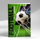 Подарочный набор, блокнот-раскраска, трафарет, наклейки и восковые мелки «Футбол» - фото 23677405