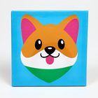 Картина помпонами «Корги», 20×20 см - Фото 2