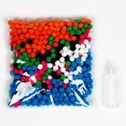 Картина помпонами «Корги», 20×20 см - Фото 3