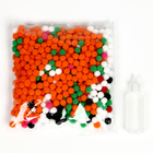 Картина помпонами «Милый котик», 20×20 см - Фото 3