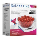 Весы кухонные Galaxy LINE GL 2803, электронные, до 5 кг, белые - фото 4418928