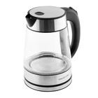 Чайник электрический Galaxy LINE GL 0561, стекло, 1.7 л, 2200 Вт, серебристо-чёрный - фото 51530450 Чайник электрический Galaxy LINE GL 0561, стекло, 1.7 л, 2200 Вт, серебристо-чёрный - фото 51530450