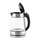 Чайник электрический Galaxy LINE GL 0561, стекло, 1.7 л, 2200 Вт, серебристо-чёрный - фото 51530451 Чайник электрический Galaxy LINE GL 0561, стекло, 1.7 л, 2200 Вт, серебристо-чёрный - фото 51530451