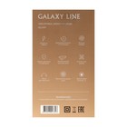 Мясорубка Galaxy LINE GL 2419, 1600 Вт, 1.5 кг/мин, реверс, 6 насадок, чёрно-серебристая - фото 8984982