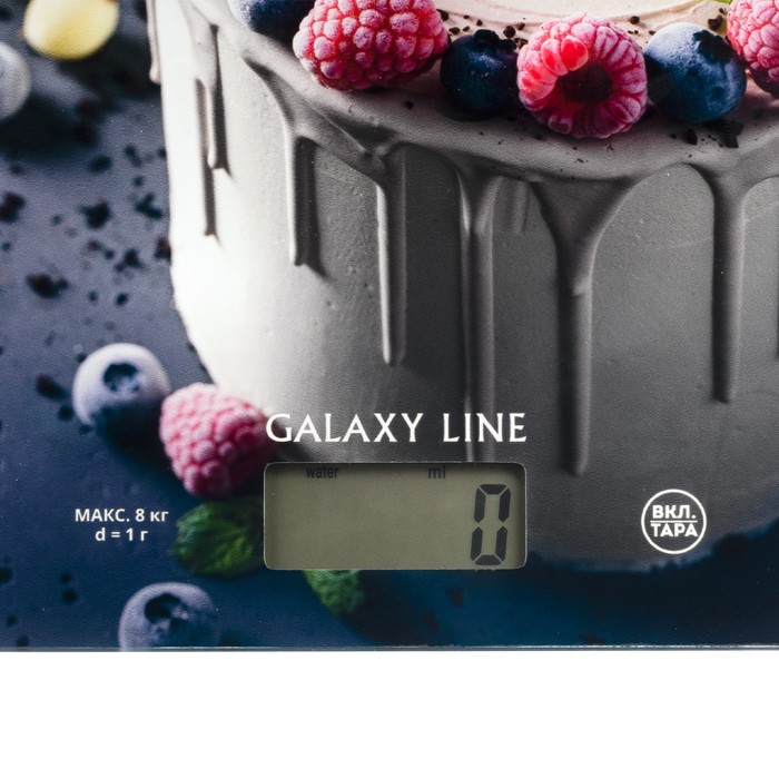 Весы кухонные Galaxy LINE GL 2820, электронные, до 8 кг - фото 1928493245