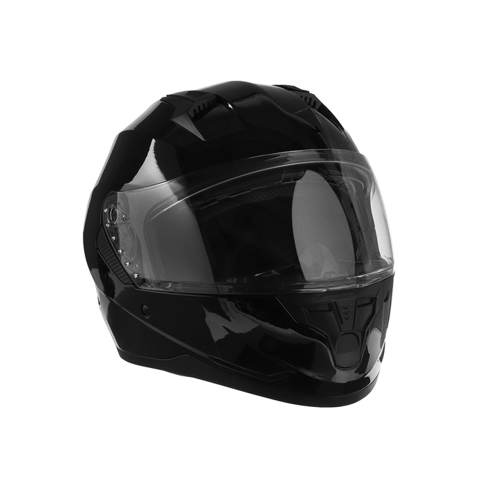Шлем интеграл с двумя визорами, размер L (59-60), модель BLD-M67E, черный глянцевый - фото 1909504571