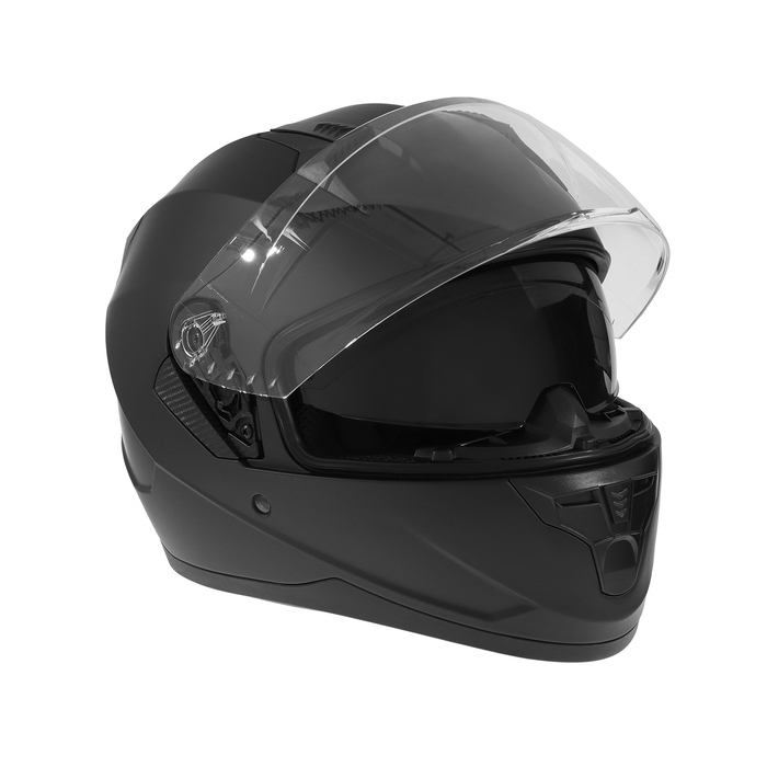 Шлем интеграл с двумя визорами, размер M, модель BLD-M67E, черный матовый