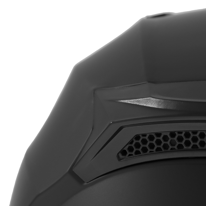 Шлем интеграл с двумя визорами, размер XL, модель BLD-M67E, черный матовый