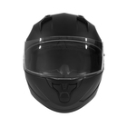 Шлем интеграл с двумя визорами, размер XL (60-61), модель BLD-M67E, черный матовый - Фото 6