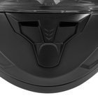 Шлем интеграл с двумя визорами, размер XL (60-61), модель BLD-M67E, черный матовый - Фото 10
