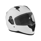 Шлем интеграл с двумя визорами, размер M (57-58), модель BLD-M67E, белый глянцевый - Фото 3