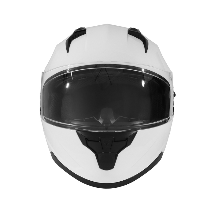 Шлем интеграл с двумя визорами, размер L, модель BLD-M67E, белый глянцевый
