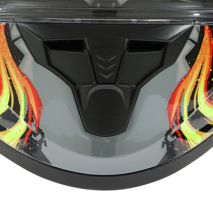 Шлем интеграл с двумя визорами, размер M, модель BLD-M67E, черно-желтый