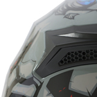 Шлем интеграл с двумя визорами, размер XL (60-61), модель BLD-M67E, черно-синий - Фото 14