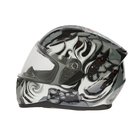 Шлем интеграл с двумя визорами, размер XL (60-61), модель BLD-M67E, черно-серый - Фото 7