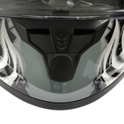 Шлем интеграл с двумя визорами, размер XL (60-61), модель BLD-M67E, черно-серый - Фото 11