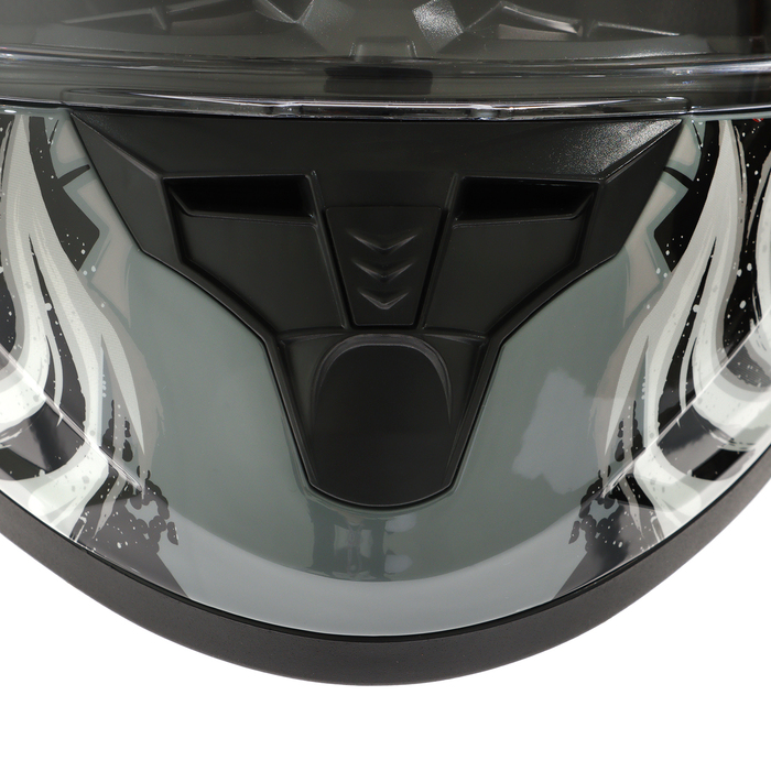 Шлем интеграл с двумя визорами, размер XXL (61), модель BLD-M67E, черно-серый - фото 1928493822