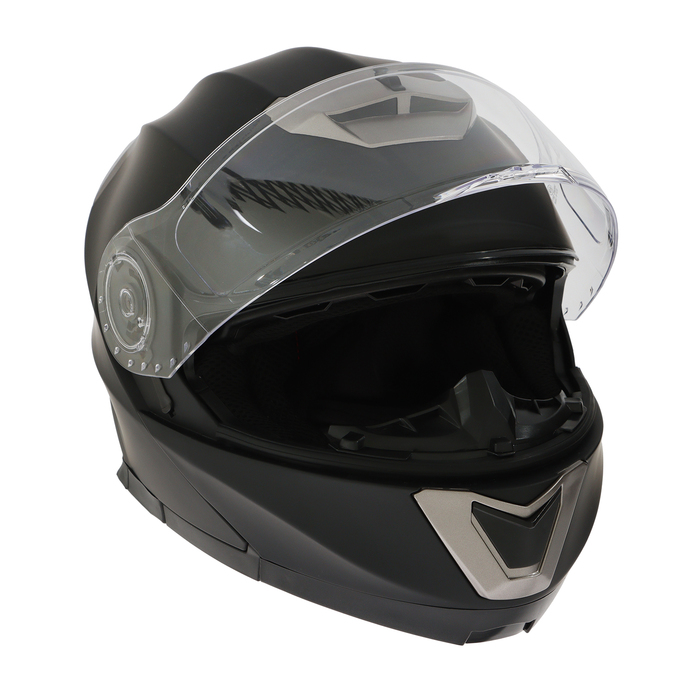 Шлем модуляр с двумя визорами, размер L (59-60), модель - BLD-160E, черный матовый - фото 1909505063