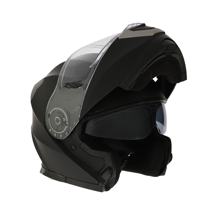 Шлем модуляр с двумя визорами, размер L (59-60), модель - BLD-160E, черный матовый - фото 1909505062