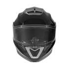 Шлем модуляр с двумя визорами, размер M (57-58), модель - BLD-160E, черный глянцевый - Фото 8