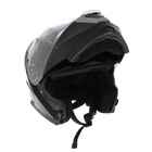 Шлем модуляр с двумя визорами, размер M (57-58), модель - BLD-160E, черный глянцевый - Фото 5