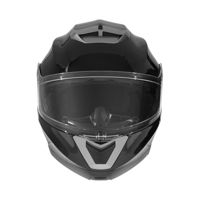 Шлем модуляр с двумя визорами, размер L (59-60), модель - BLD-160E, черный глянцевый - фото 1909505141