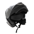 Шлем модуляр с двумя визорами, размер L (59-60), модель - BLD-160E, черный глянцевый - Фото 5