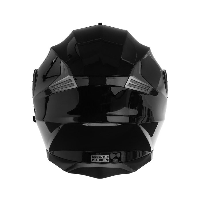 Шлем модуляр с двумя визорами, размер L (59-60), модель - BLD-160E, черный глянцевый - фото 1909505143