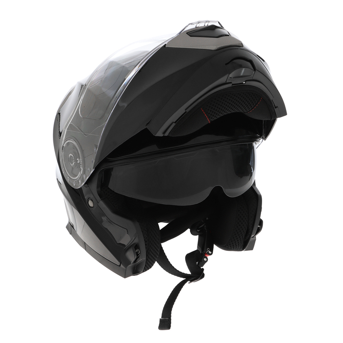 Шлем модуляр с двумя визорами, размер XL, модель - BLD-160E, черный глянцевый