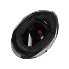 Шлем модуляр с двумя визорами, размер XXL (61), модель - BLD-160E, черный глянцевый - Фото 11
