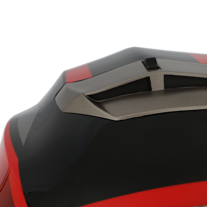 Шлем модуляр с двумя визорами, размер M, модель - BLD-160E, черно-красный
