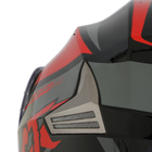 Шлем модуляр с двумя визорами, размер XXL (61), модель - BLD-160E, черно-красный - Фото 16