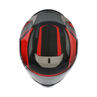 Шлем модуляр с двумя визорами, размер XXL (61), модель - BLD-160E, черно-красный - Фото 10