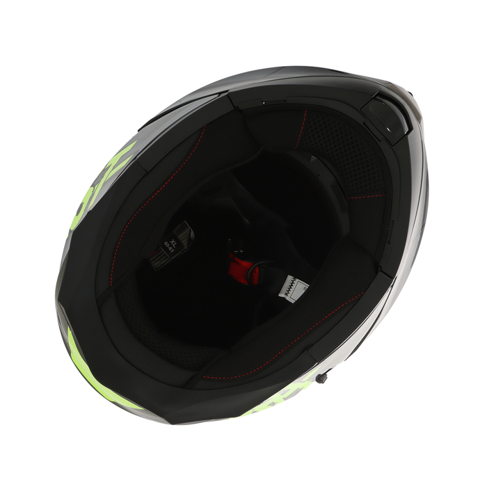 Шлем модуляр с двумя визорами, размер M, модель - BLD-160E, черно-желтый