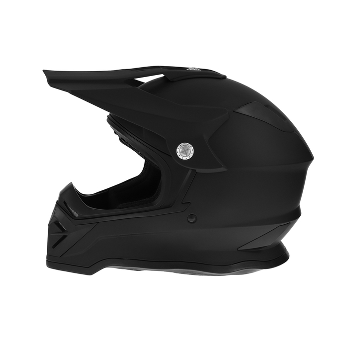 Шлем кроссовый, размер M, модель - BLD-819-7, черный матовый