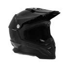Шлем кроссовый, размер M (57-58), модель - BLD-819-7, черный глянцевый - Фото 3