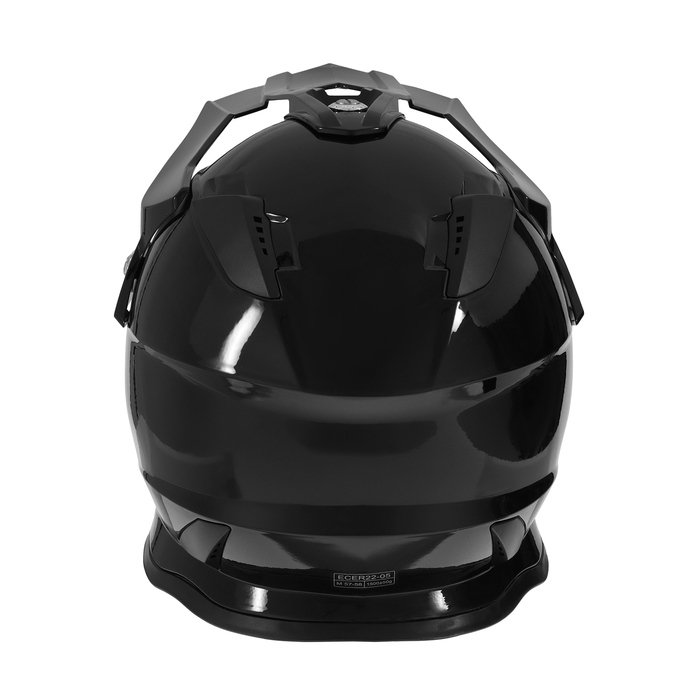 Шлем кроссовый, размер M, модель - BLD-819-7, черный глянцевый
