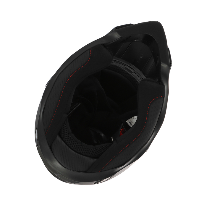 Шлем кроссовый, размер L, модель - BLD-819-7, черный глянцевый
