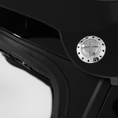 Шлем кроссовый, размер XXL (61), модель - BLd=819-7, черный глянцевый