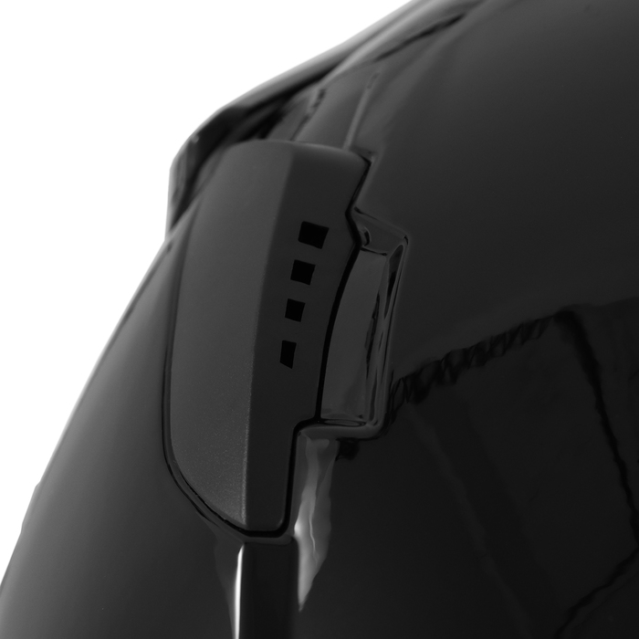 Шлем кроссовый, размер XXL, модель - BLD-819-7, черный глянцевый