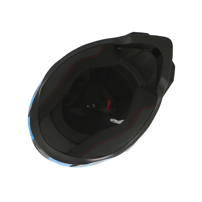 Шлем кроссовый, размер M, модель - BLD-819-7, черно-синий