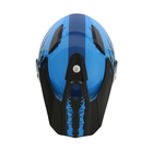 Шлем кроссовый, размер XL (60-61), модель - BLD-819-7, черно-синий - Фото 7