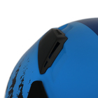 Шлем кроссовый, размер XL (60-61), модель - BLD-819-7, черно-синий - Фото 10