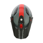 Шлем кроссовый, размер M (57-58), модель - BLD-819-7, черно-красный - фото 23757943