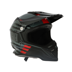 Шлем кроссовый, размер L (59-60), модель - BLD-819-7, черно-красный