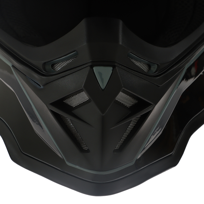 Шлем кроссовый, размер L, модель - BLD-819-7, черно-красный