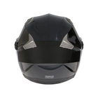 Шлем открытый с двумя визорами, размер L (59-60), модель - BLd=708E, черный глянцевый - Фото 8